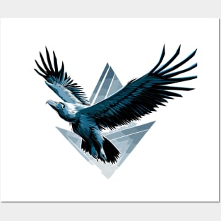 Blue Vulture Aesthetic Posters and Art